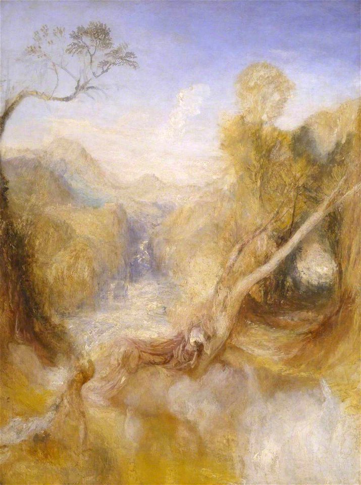 Joseph Mallord William Turner (1775-1851) - The Death of Actaeon, with a Distant View of Montjovet, Val d'Aosta - A00909 - Tate