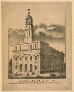 Joseph Smith's original temple, Nauvoo, Ills. LCCN2006677498