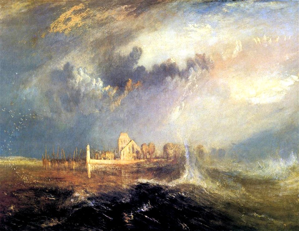 Joseph Mallord William Turner - Quillebeuf, at the Mouth of Seine - WGA23172