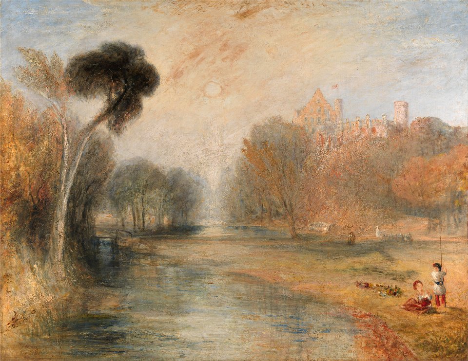 Joseph Mallord William Turner - Schloss Rosenau, Coburg - Google Art Project