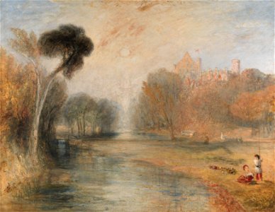 Joseph Mallord William Turner - Schloss Rosenau, Coburg - Google Art Project