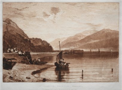 Joseph Mallord William Turner (British, 1775-1851) - Liber Studiorum, Inverary Pier, Lock Fyne, Morning - 1919.150 - Cleveland Museum of Art