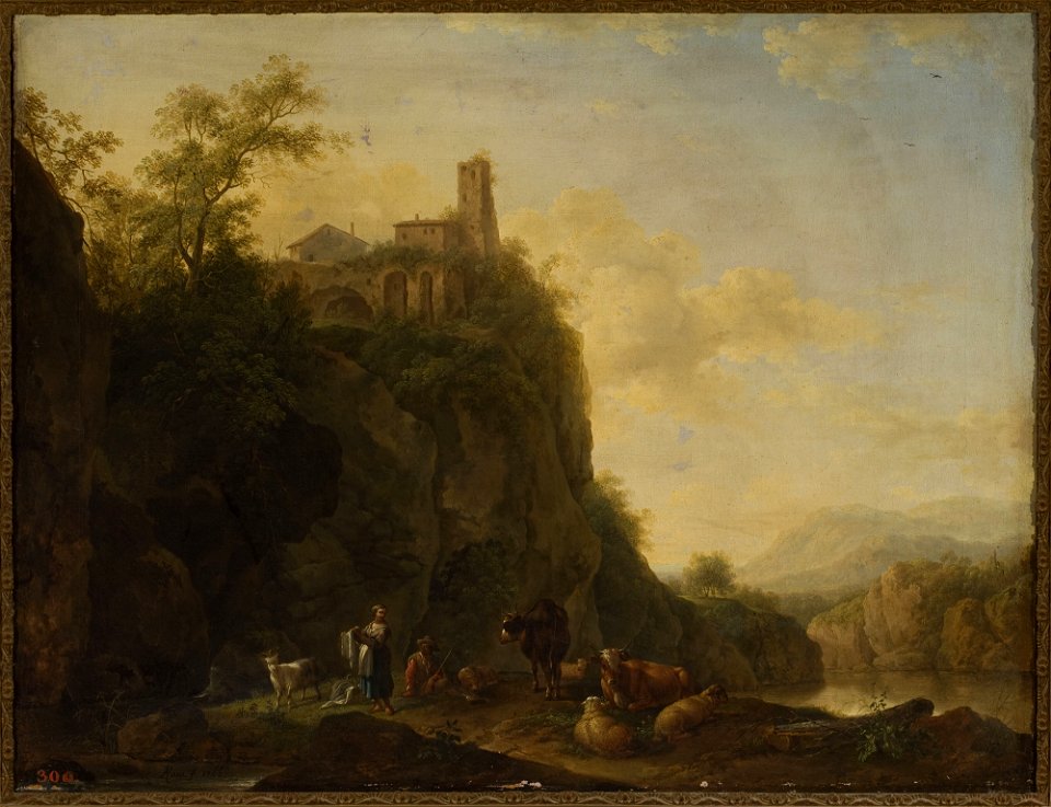 Joseph Roos - Mountain landscape with cattle - M.Ob.2457 MNW - National Museum in Warsaw