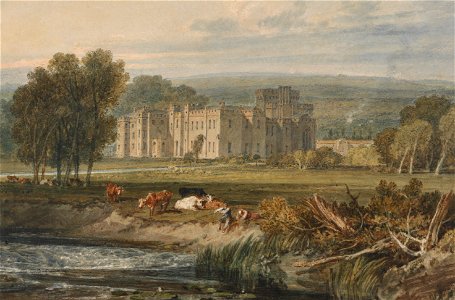 Joseph Mallord William Turner - View of Hampton Court, Herefordshire, from the Southeast - Google Art Project