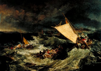 Joseph Mallord William Turner - The Shipwreck - Google Art Project