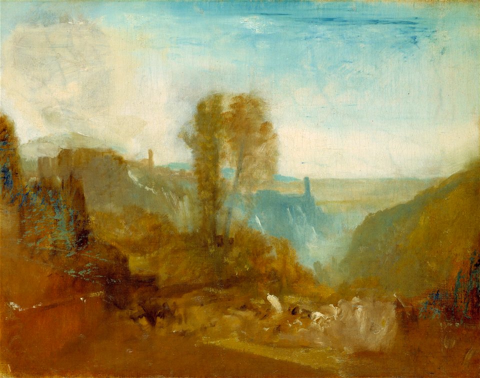 Joseph Mallord William Turner - Tivoli, the Cascatelle - Google Art Project