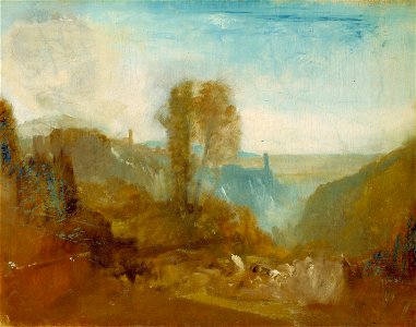 Joseph Mallord William Turner - Tivoli, the Cascatelle - Google Art Project
