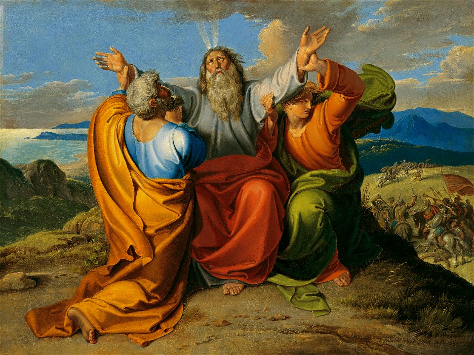Joseph von Führich - Der betende Moses mit Aaron und Hur auf dem Berge Horeb - 906 - Österreichische Galerie Belvedere