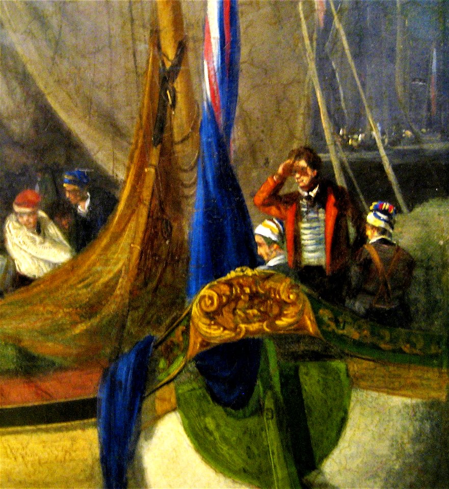 Joseph Stannard - detail from Thorpe Water Frolic, Afternoon 1824