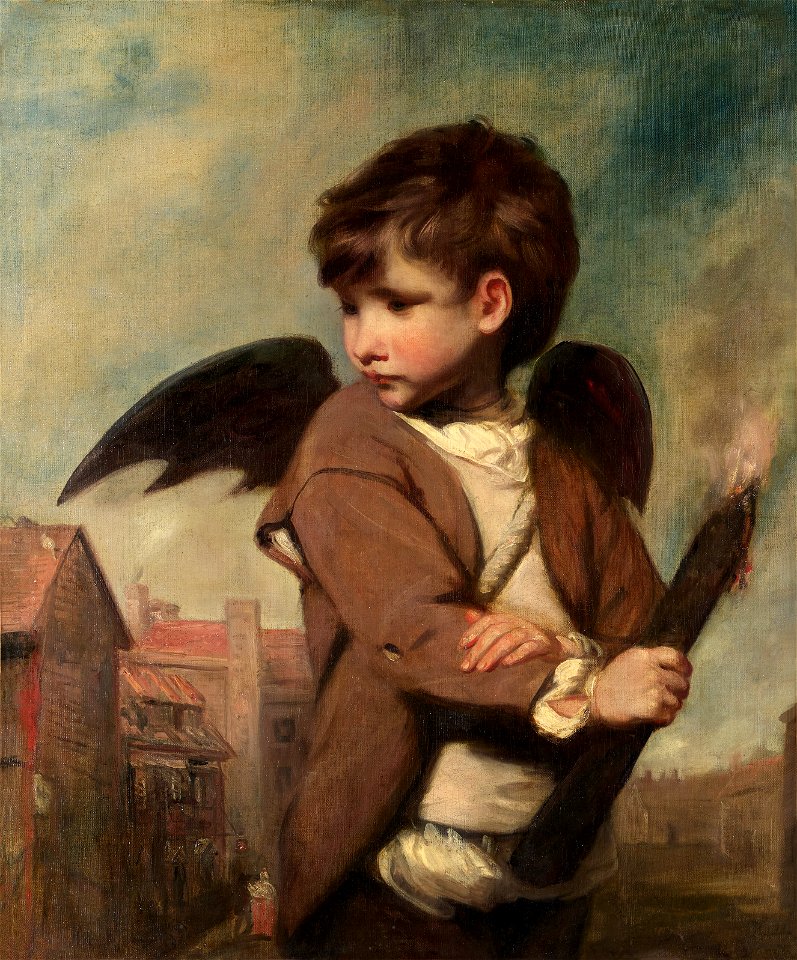 Joshua Reynolds - Cupid as Link Boy - 1945-2.2 - Albright–Knox Art Gallery