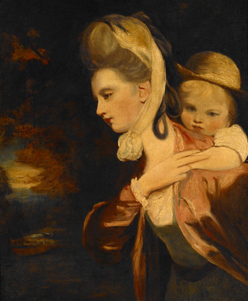 Joshua Reynolds - Pick-a-Back (Mrs. Payne Gallaway and Child) (copy of) - 68.29.1 - Indianapolis Museum of Art