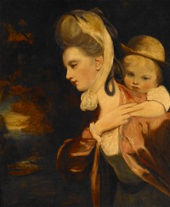 Joshua Reynolds - Pick-a-Back (Mrs. Payne Gallaway and Child) (copy of) - 68.29.1 - Indianapolis Museum of Art
