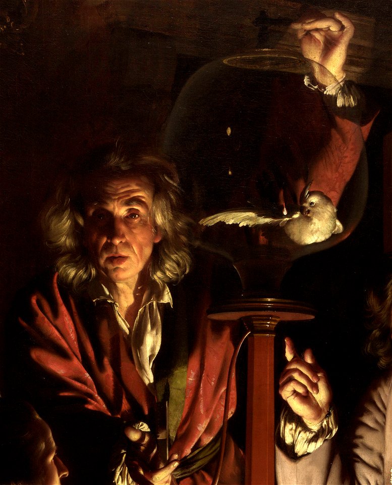 joseph wright of derby experiment with an air pump