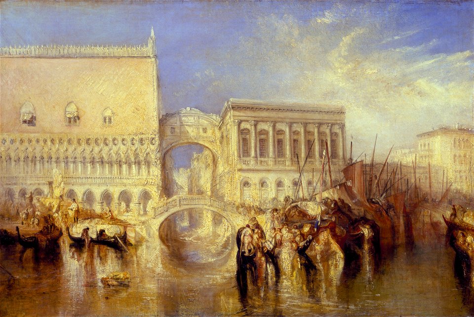 Joseph Mallord William Turner - Venice, the Bridge of Sighs - Google Art Project