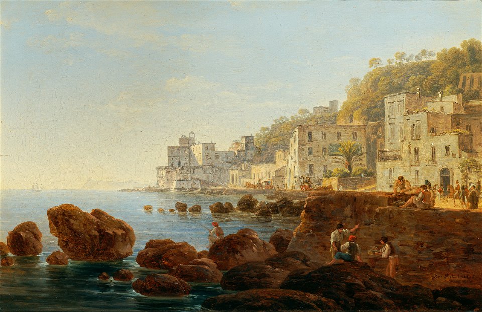 Joseph Rebell - An der Mergellina bei Neapel - 5598 - Österreichische Galerie Belvedere