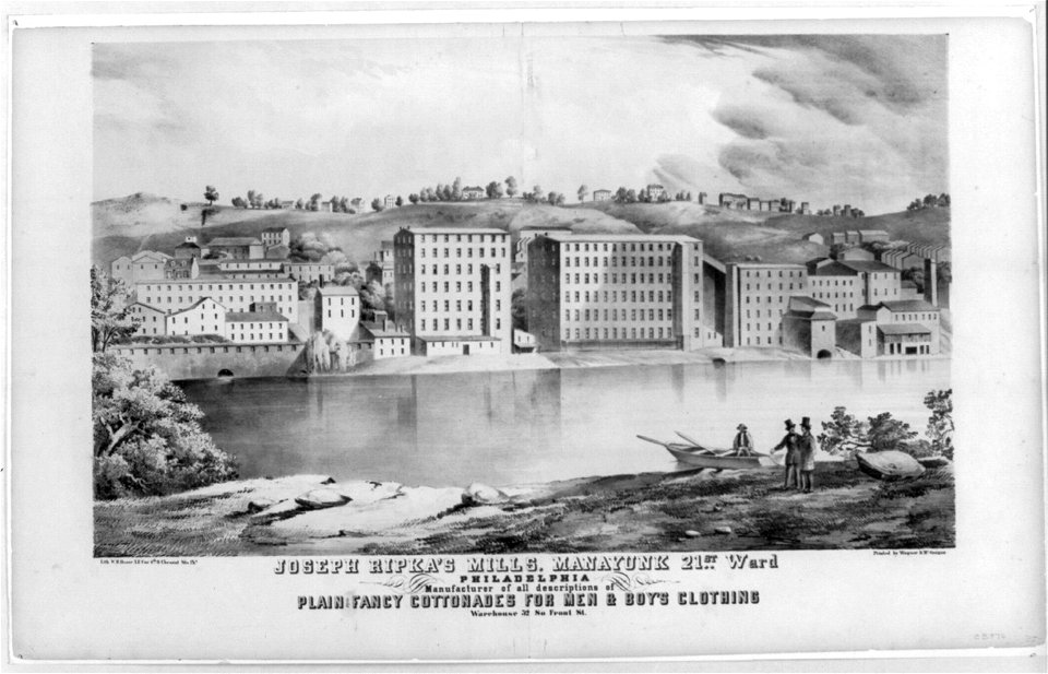 Joseph Ripka's mills. Manayunk 21st Ward, Philadelphia LCCN2003677678