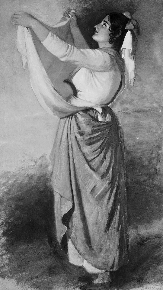 Joseph Severn (1793-1879) - Italian female peasant - RCIN 450006 - Royal Collection