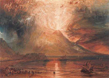 Joseph Mallord William Turner - Vesuvius in Eruption - Google Art Project