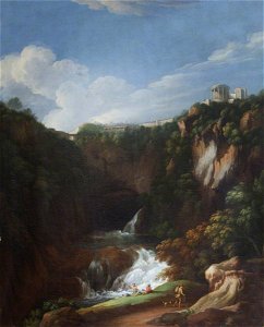 Joseph Nickolls (1713-1755) - The Grand Cascade at Tivoli (after Giovanni Battista Busiri) - 1401321 - National Trust