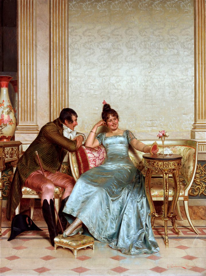 Joseph Soulacroix - A merry jest - Google Art ProjectFXD