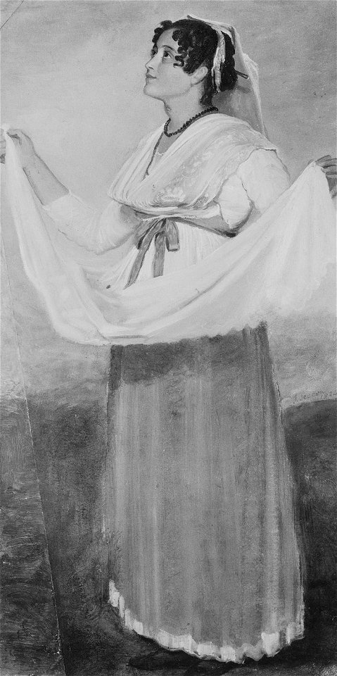 Joseph Severn (1793-1879) - Italian female peasant - RCIN 450005 - Royal Collection