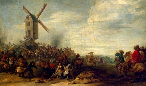 Joseph Parrocel - Battle by the Windmill - WGA17057