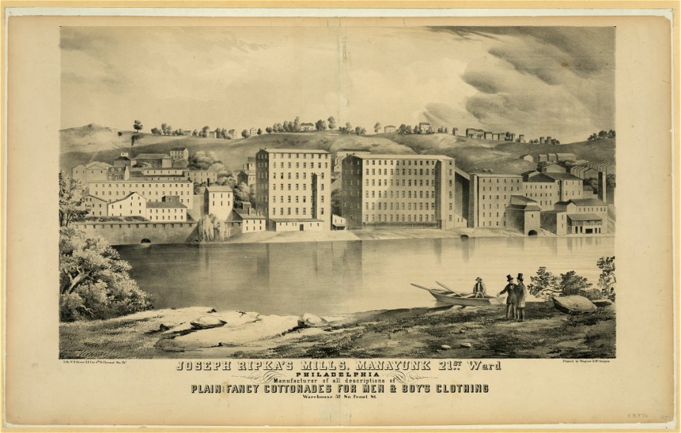 Joseph Ripka's mills. Manayunk 21st Ward, Philadelphia... LCCN2003677678