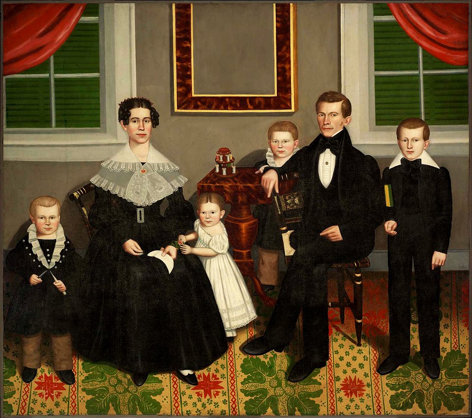 Joseph Moore and His Family by Erastus Salisbury Field