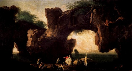 Joseph Vernet - Seascape, View of Sorrento - WGA24733