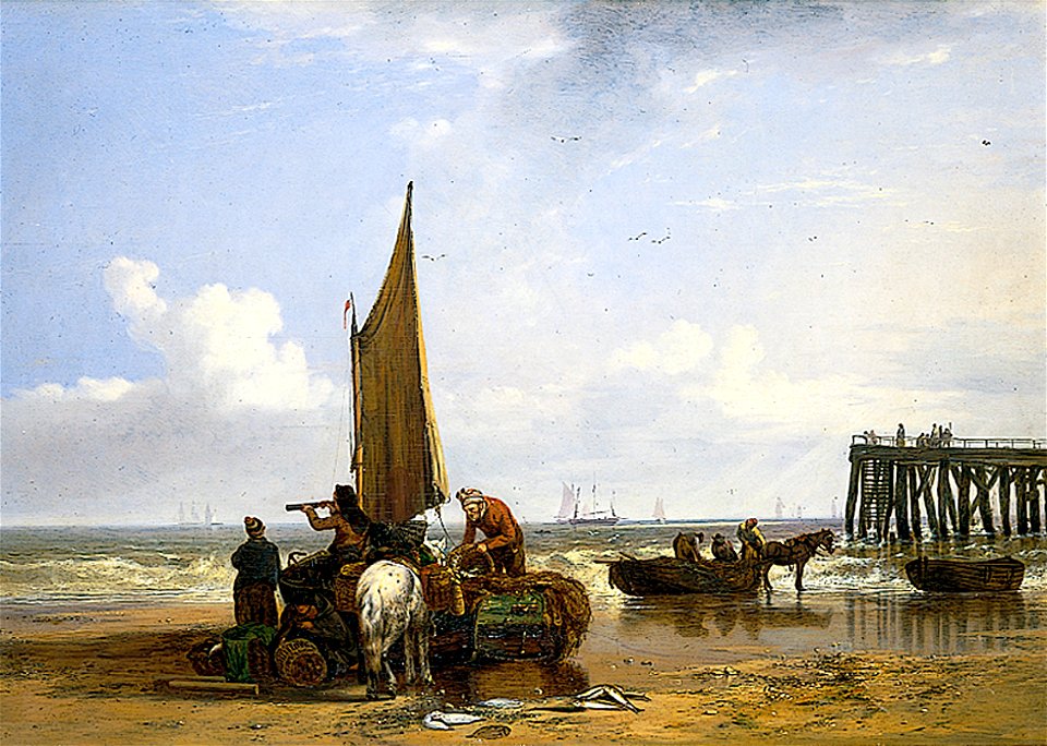 Joseph Stannard - Yarmouth Beach and Jetty