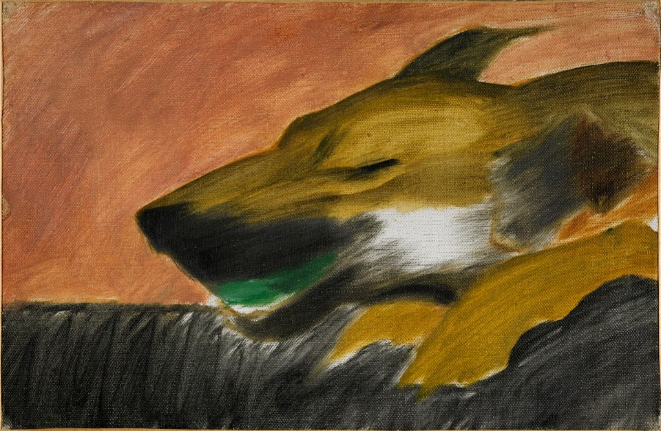 Joseph Stella - Dog in Motion - 2006.19 - Fogg Museum