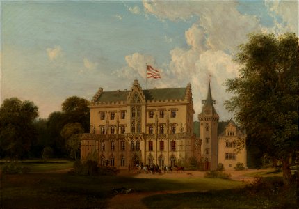 Joseph William Allen (1803-52) - The Castle at Reinhardsbrunn - RCIN 406304 - Royal Collection