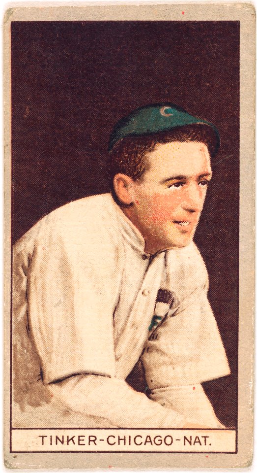 Joseph Tinker, Chicago Cubs, baseball card portrait LCCN2008677971