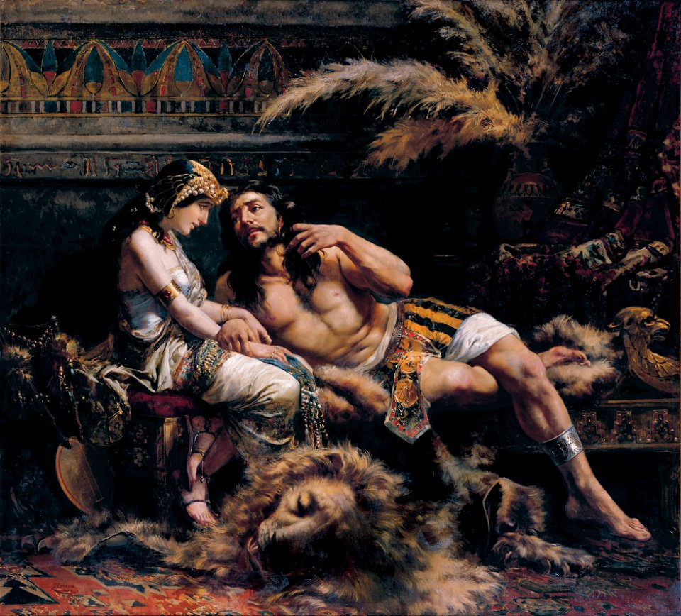 José Echenagusía - Samson and Delilah - Google Art Project