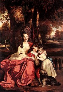 Joshua Reynolds - Lady Elizabeth Delmé and her Children - WGA19337. Free illustration for personal and commercial use.