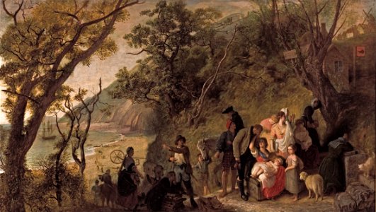 Joseph Severn - The deserted village - Google Art Project