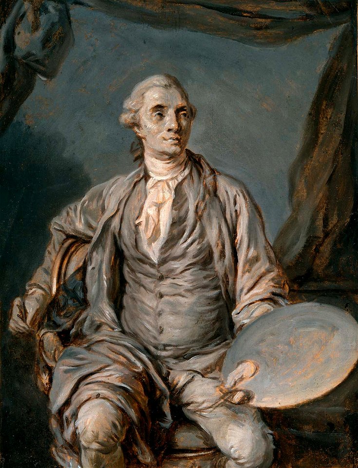 Joseph Siffred Duplessis - Joseph-Marie Vien with Palette - 65.2643 - Museum of Fine Arts