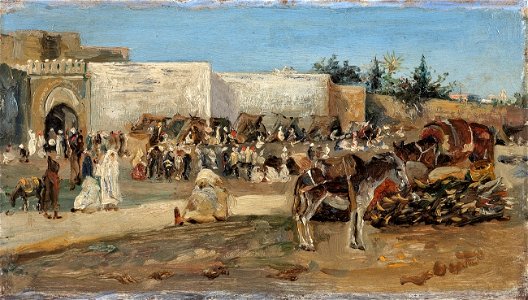 José Gallegos y Arnosa Tanger El Zoco Grande