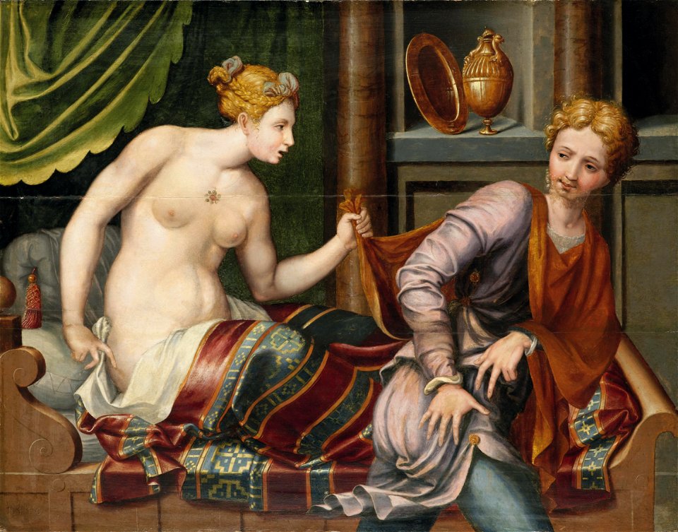 Joseph und die Frau des Potiphar (Schule von Fontainebleau)