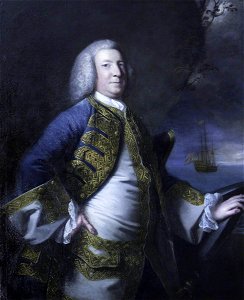Joshua Reynolds (1723-1792) - Admiral Sir George Anson (1697–1762), Baron Anson of Soberton - 1271068 - National Trust