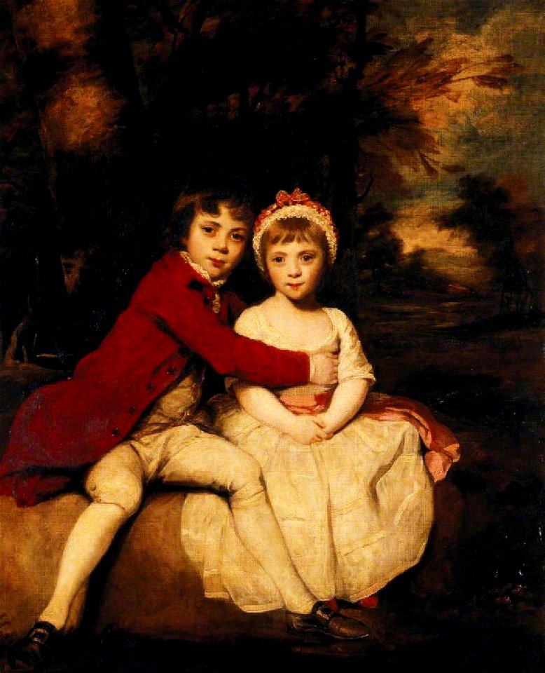 Joshua Reynolds (1723-1792) - John Parker III (1772–1840), Later 1st Earl of Morley, and His Sister Theresa (1775–1856), Later the - 872091 - National Trust