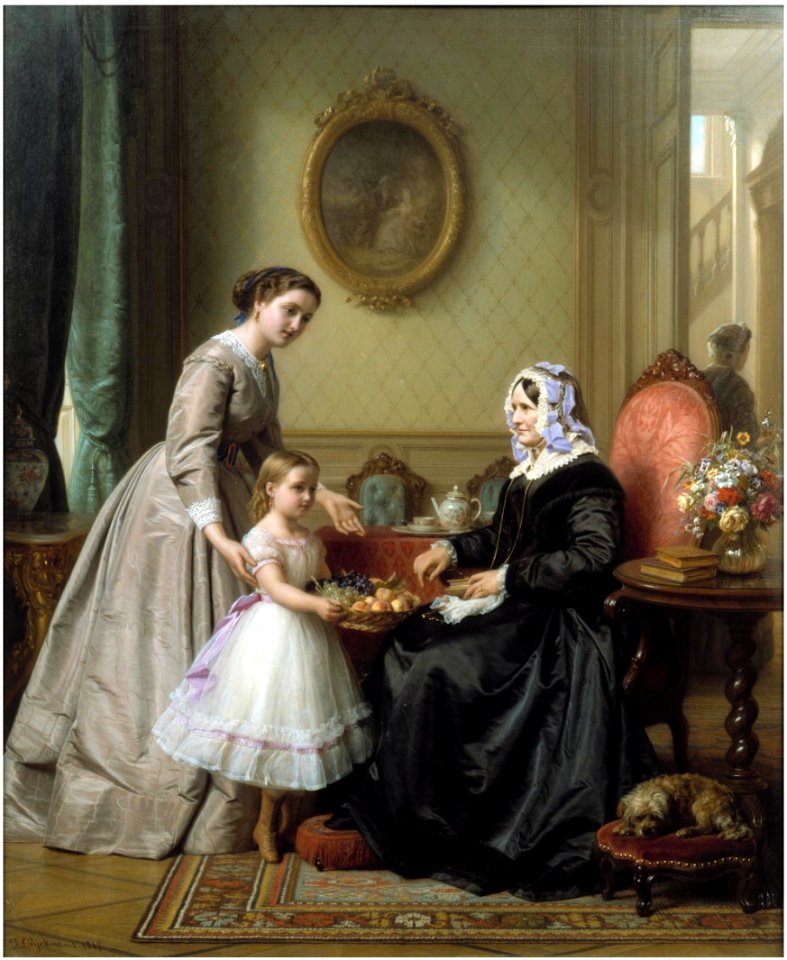 Josephus Laurentius Dyckmans - La Fête de la Grandmère