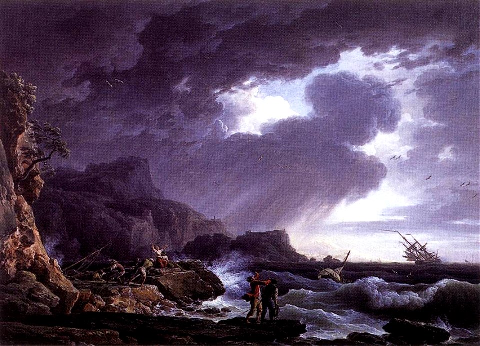 Joseph Vernet - A Seastorm - WGA24737