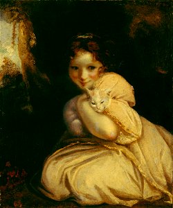 Joshua Reynolds - Felina with a Kitten - F71.68 - Detroit Institute of Arts