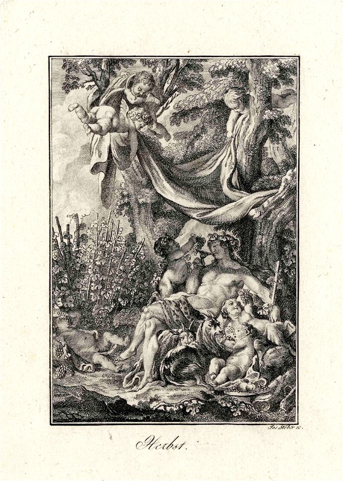 Joseph Stöber Jahreszeiten G 196 II 3 Herbst