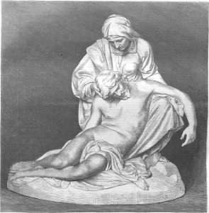 Joseph von Kopf, Pietà, Holzschnitt
