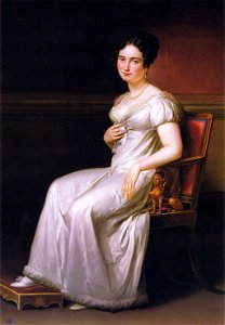 JOSÉ DE MADRAZO Y AGUDO - María Sandalia de Acebal y Arratia (Colección particular, Madrid, 1820)