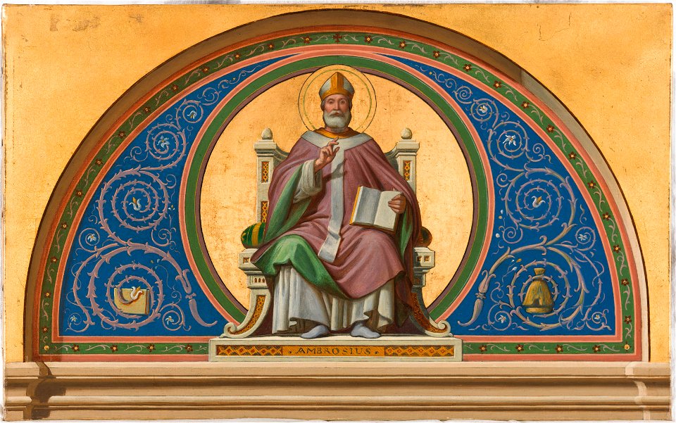 Joseph-Frédéric-Charles Soulacroix - Esquisse pour l'église Saint-Ambroise , Saint Ambroise - PPP4794 - Musée des Beaux-Arts de la ville de Paris