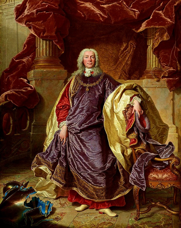 Joseph Wenzel I. von Liechtenstein im Ornat des Ordens vom Goldenen Vlies