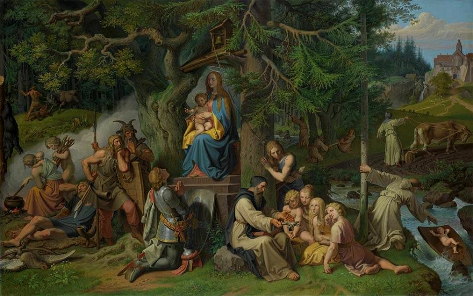 Joseph-von-fuehrich-einfuehrung-des-christentums-in-die-deutschen-urwaelder